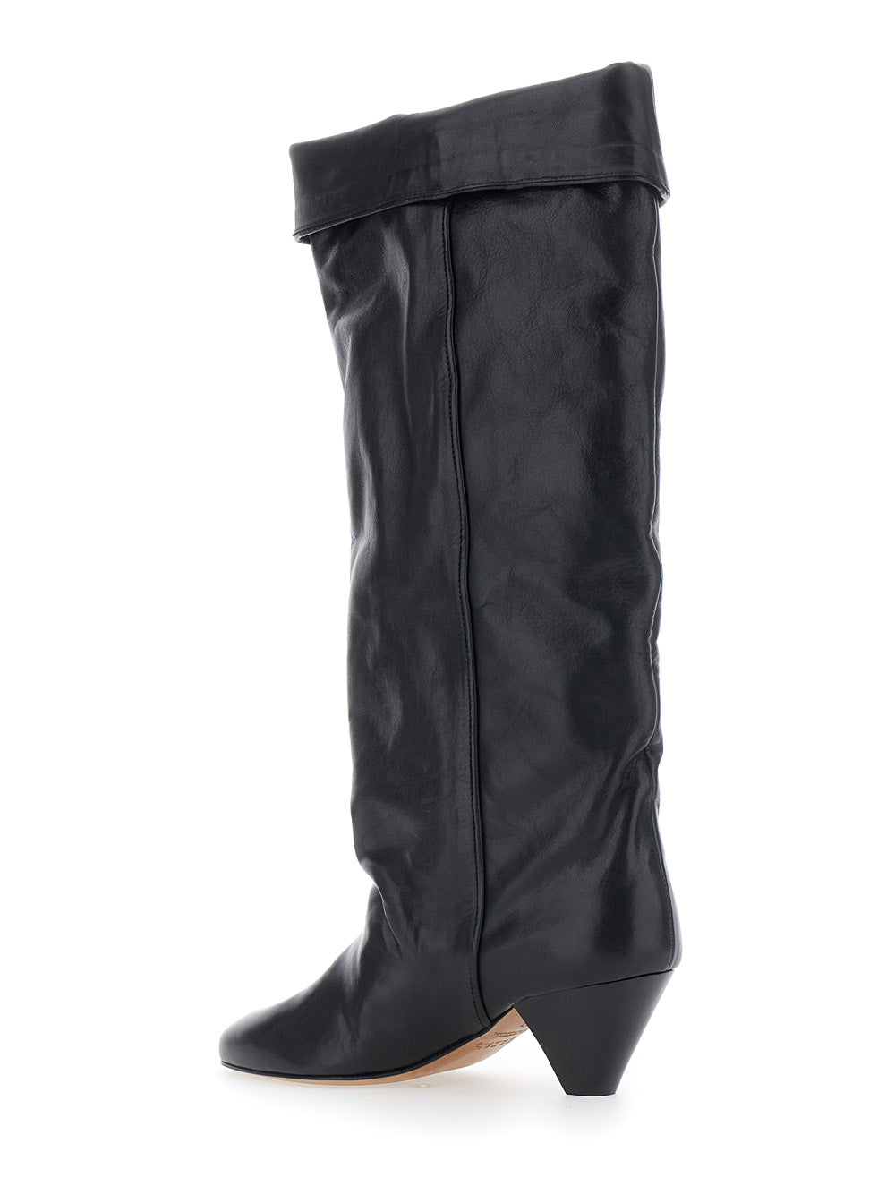 Isabel Marant Women Elita-Gz Boots With Heel, In Leather, Black, Women ISABEL MARANT