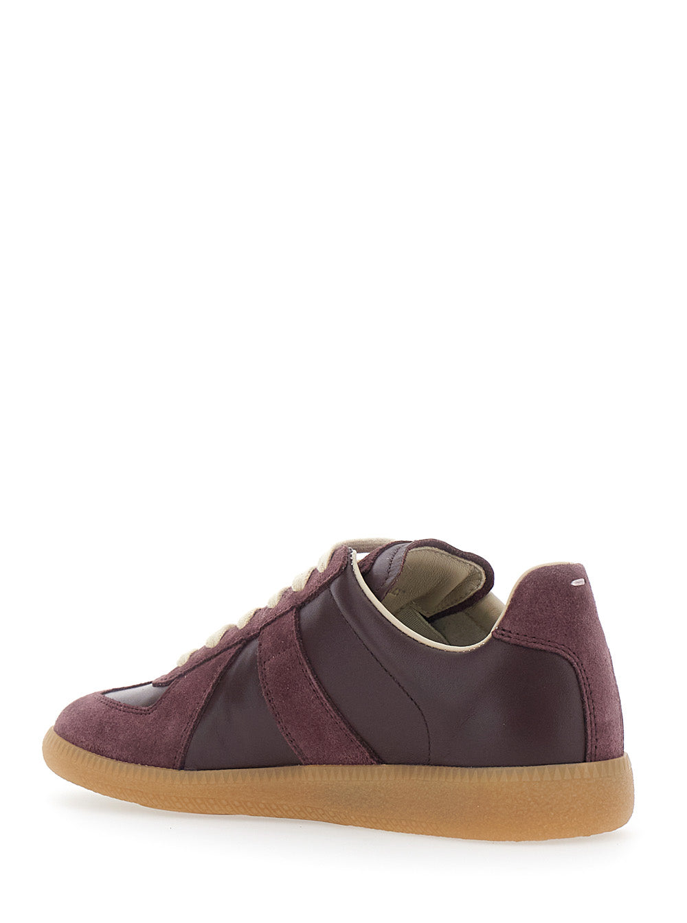 Maison Margiela Women Brown Low Top Sneakers In Leather And Suede For Women MAISON MARGIELA
