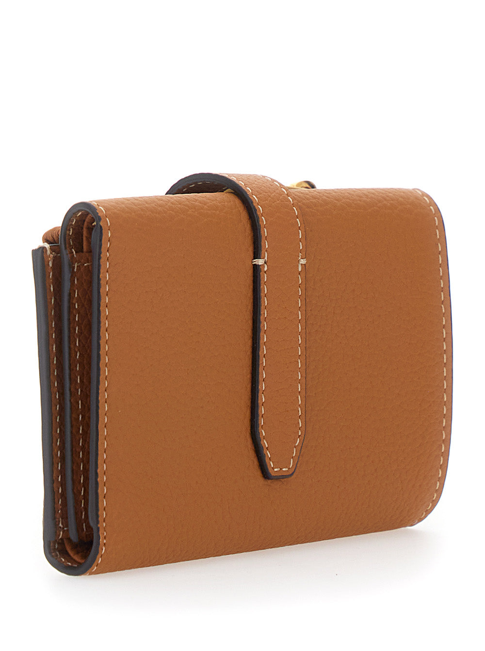 Tod's Women Brown Wallet With T Plate On The Front In Leather For Women TOD'S