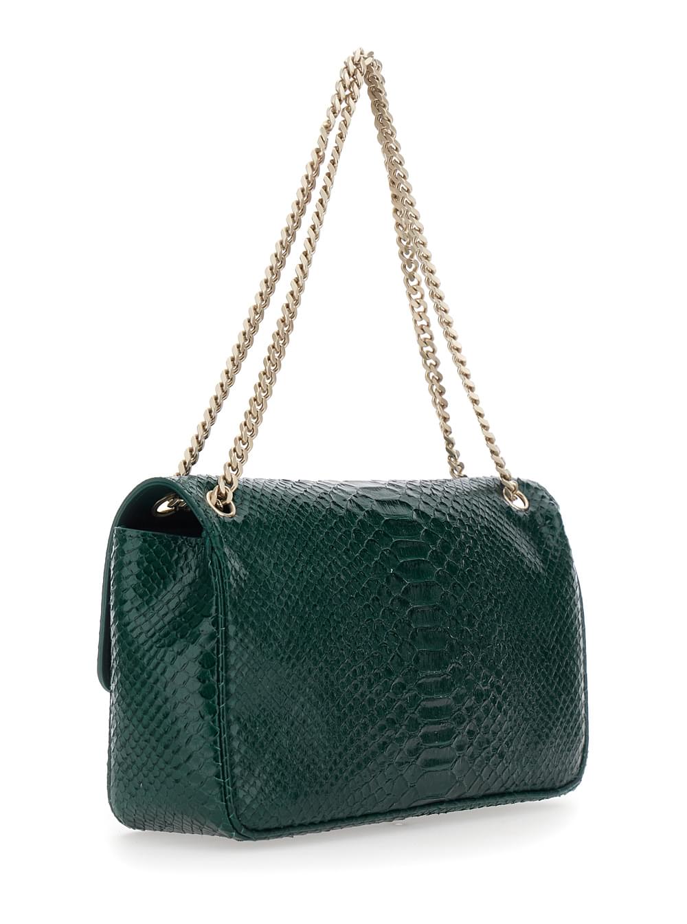 Tom Ford Women Semi Shiny Printed Python B/C Chainshoulder Bag TOM FORD