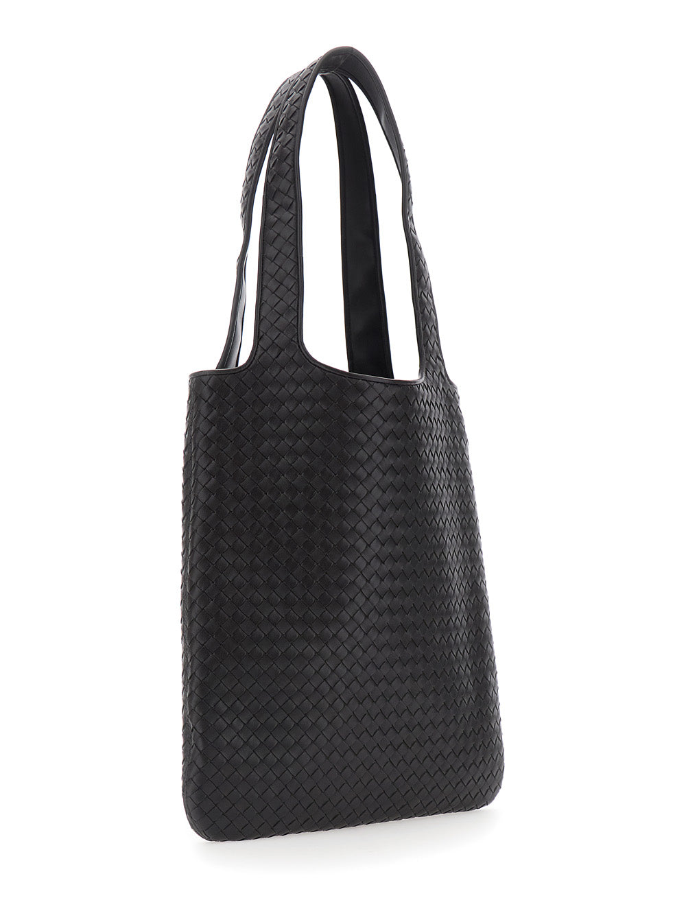 Bottega Veneta Men 'Veneto' Brown Shoulder Bag With Intrecciato Motif In Leather For Men BOTTEGA VENETA