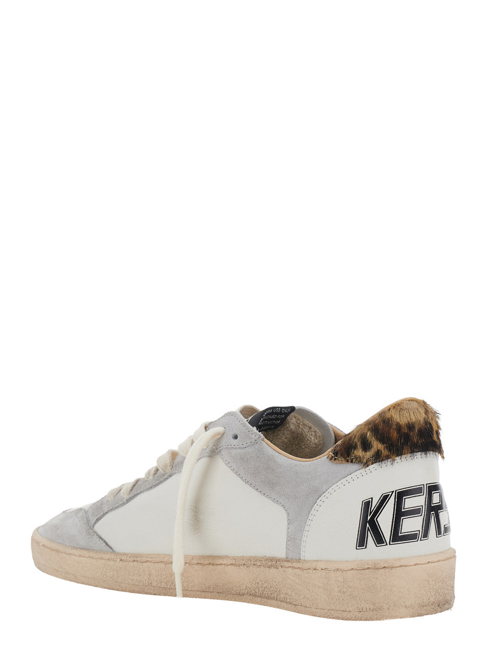 Golden Goose Men Sneakers Ballstar With Goat Leather And Gray Cow Leather Unisex GOLDEN GOOSE