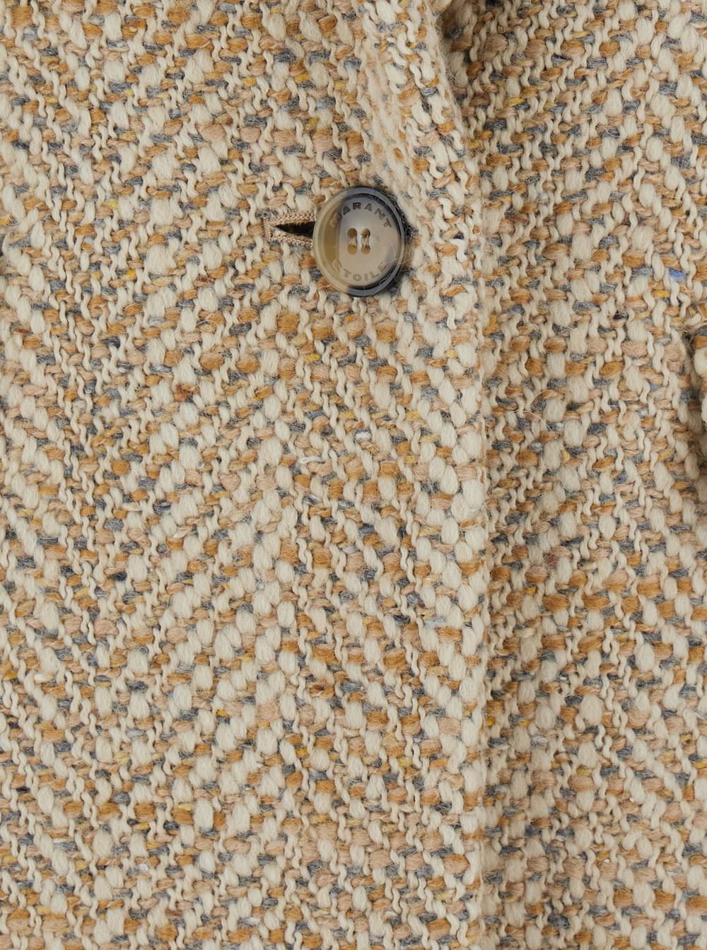 Isabel Marant Etoile Women Jacket Parly-Gb With Shirt Collar And Pockets Beige Woman ISABEL MARANT ETOILE