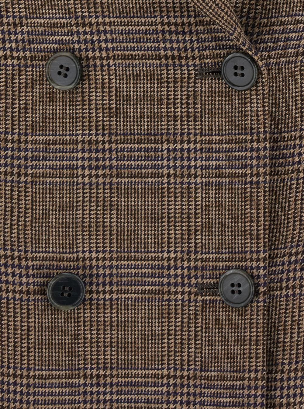 P.A.R.O.S.H. Women Brown Double-Breasted Viscose And Wool Blazer For Women P.A.R.O.S.H.