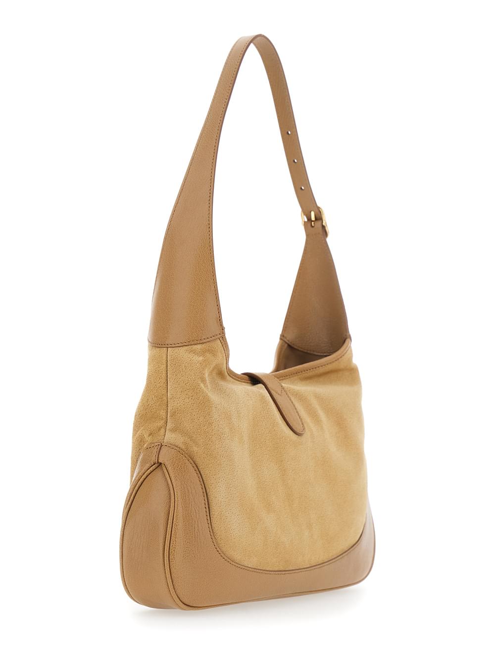 Gucci Women Hbg Jackie 1961 Suede Softy Pi GUCCI