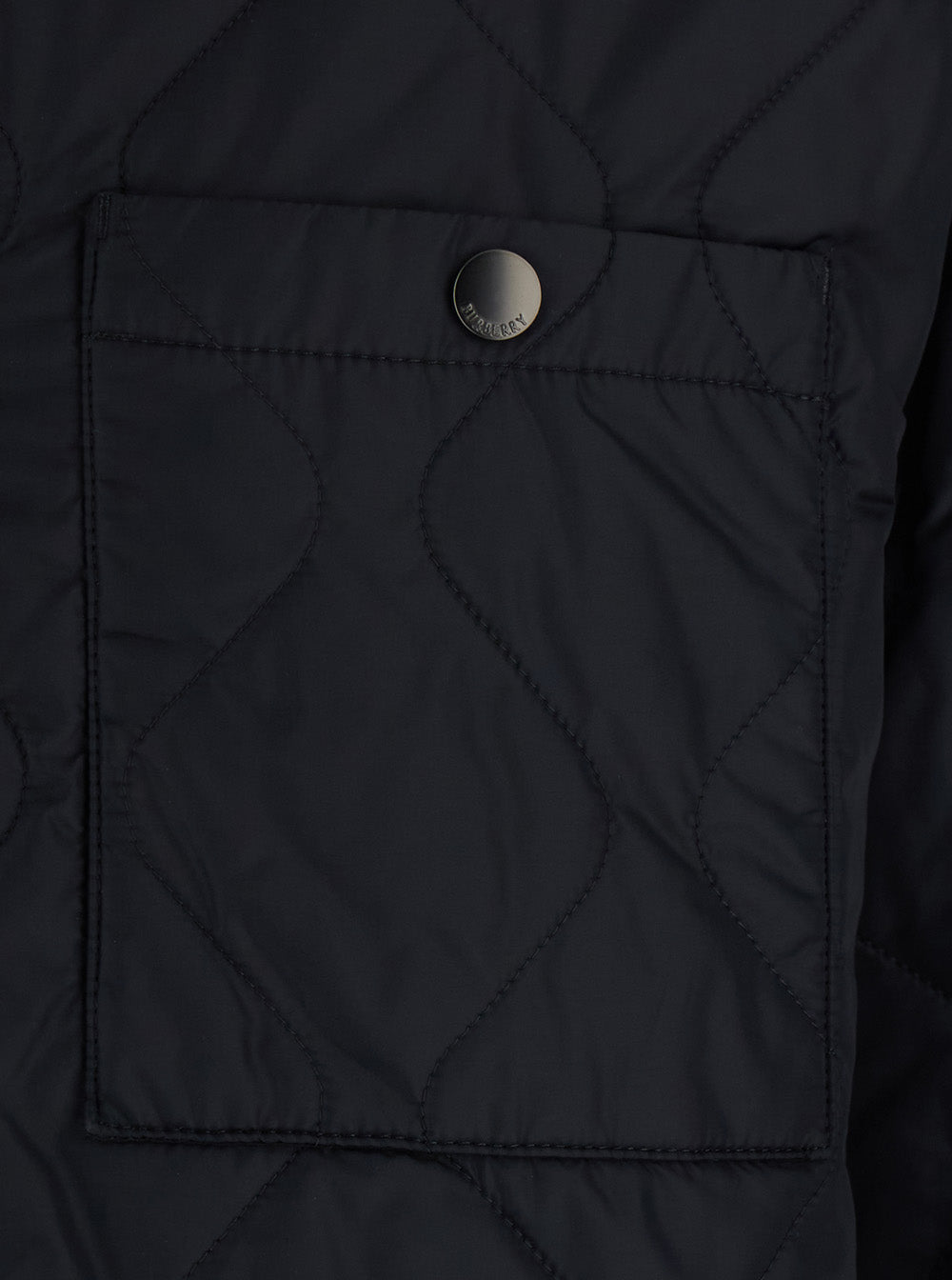 Burberry Men 'Brighton' Black Jacket With Quilted Motif And Reversible Design In Tech Fabric Men BURBERRY