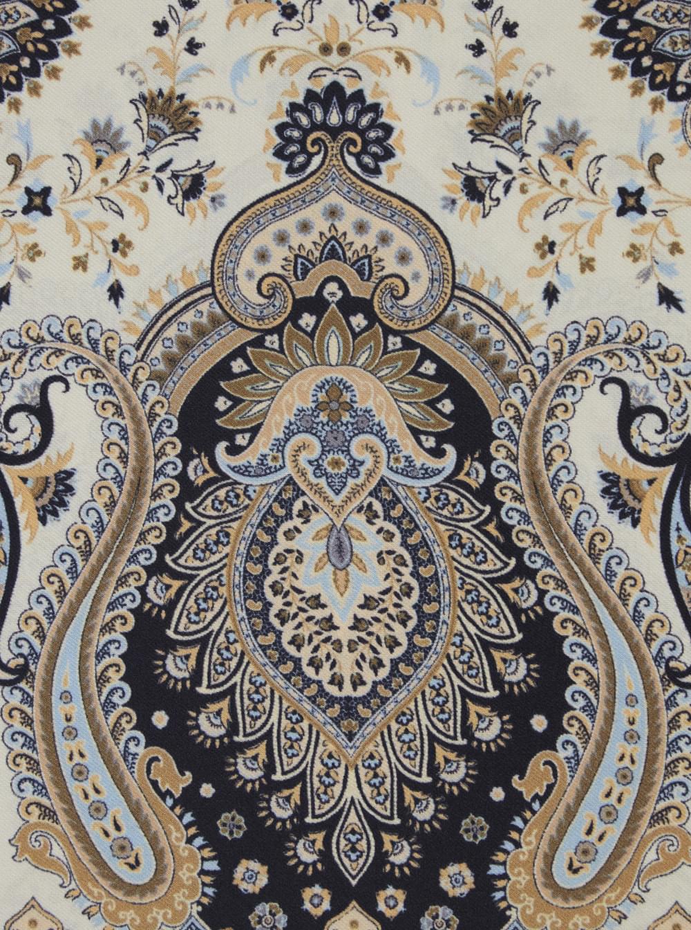 Etro Women Multicolor Scarf With All-Over Paisley Print In Silk For Women ETRO