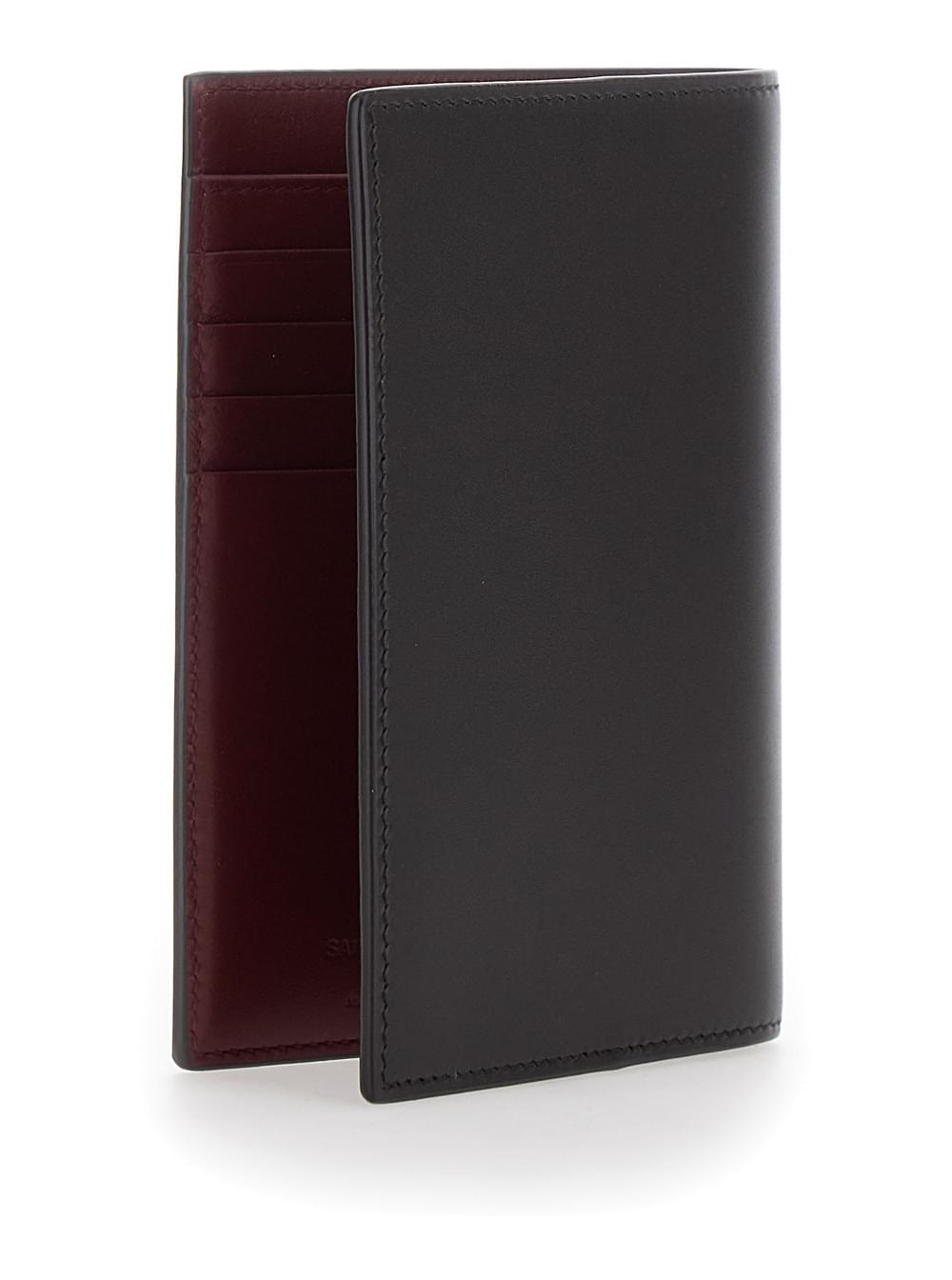 Saint Laurent Men Pelle Bicolor Passaporto SAINT LAURENT