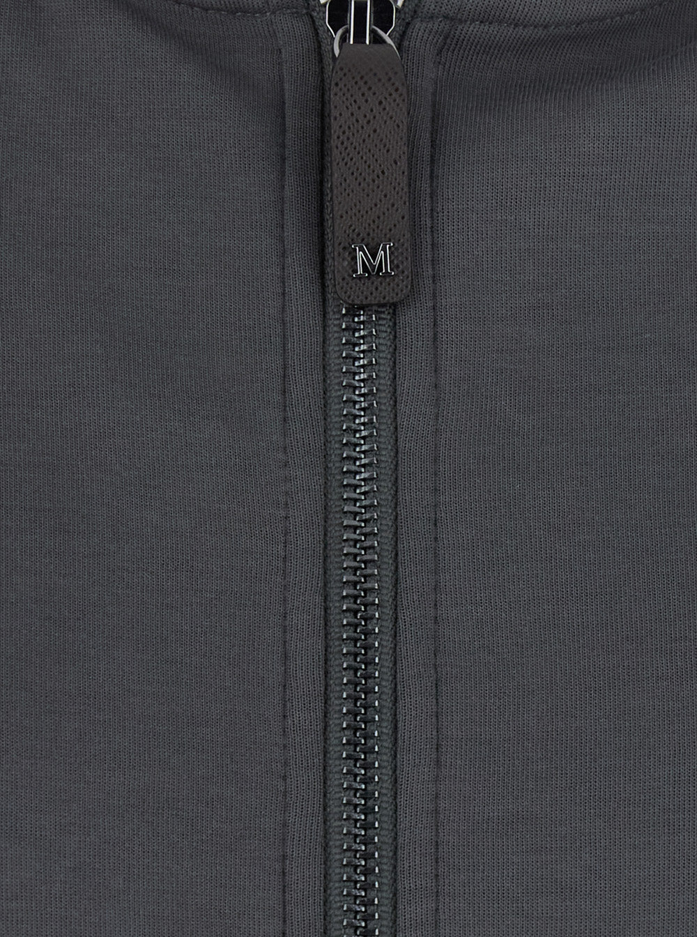 'S Maxmara Women Sweatshirt Marea With Round Neck, Long Sleeves And Pockets, In Cotton, Gray, Women S MAX MARA