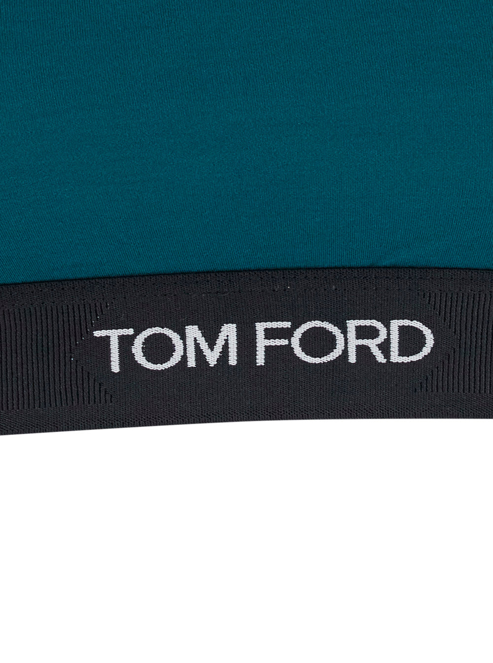 Tom Ford Women Green Bralette With Elegant Details In Modal For Women TOM FORD
