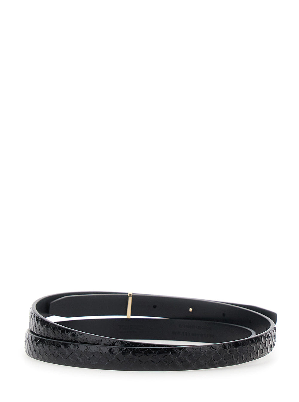 Tom Ford Women Semi Shiny Printed Python F/C Belt TOM FORD