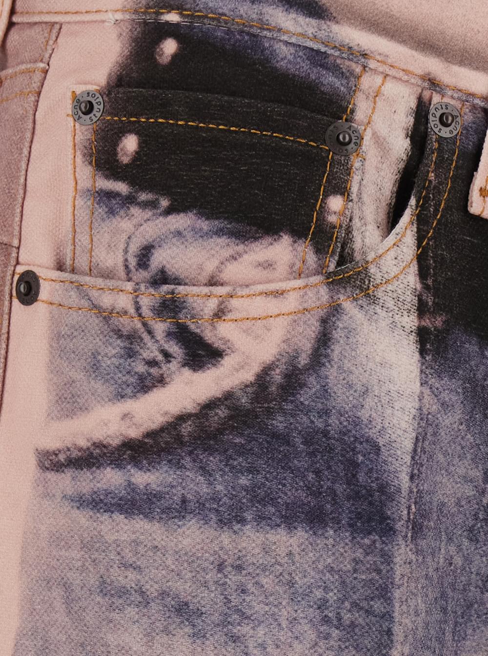 Acne Studios Men Multicolored Jeans With Distinctive Denim Details For Men ACNE STUDIOS