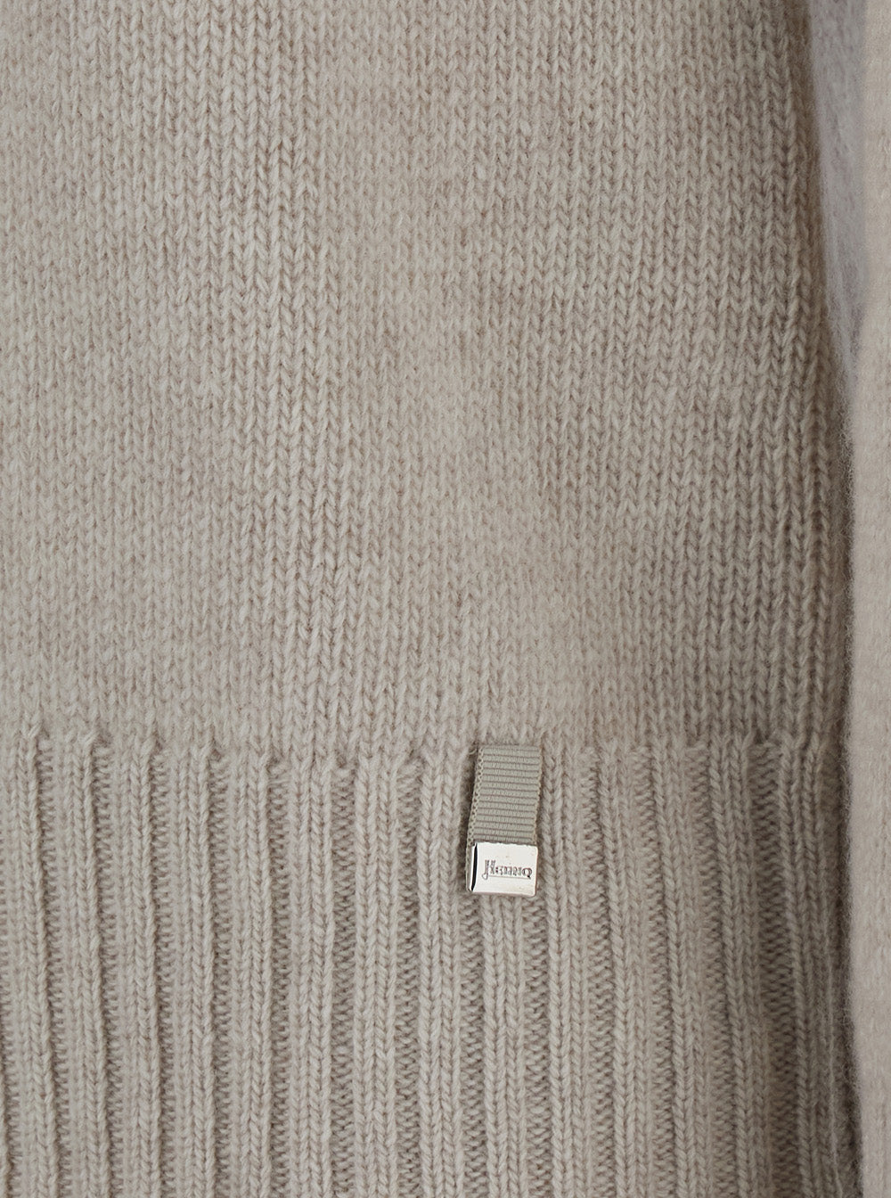 Herno Women Wool Crewneck Pull With Round Neck And Long Sleeves In Beige Wool Men HERNO