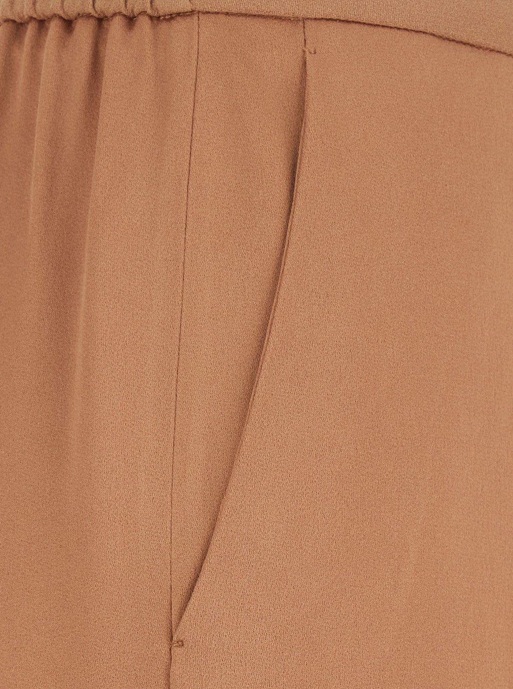 Forte_Forte Women Pink Pants With Elasticated Waist And Two Side Pockets In Blend Viscose For Women FORTE FORTE