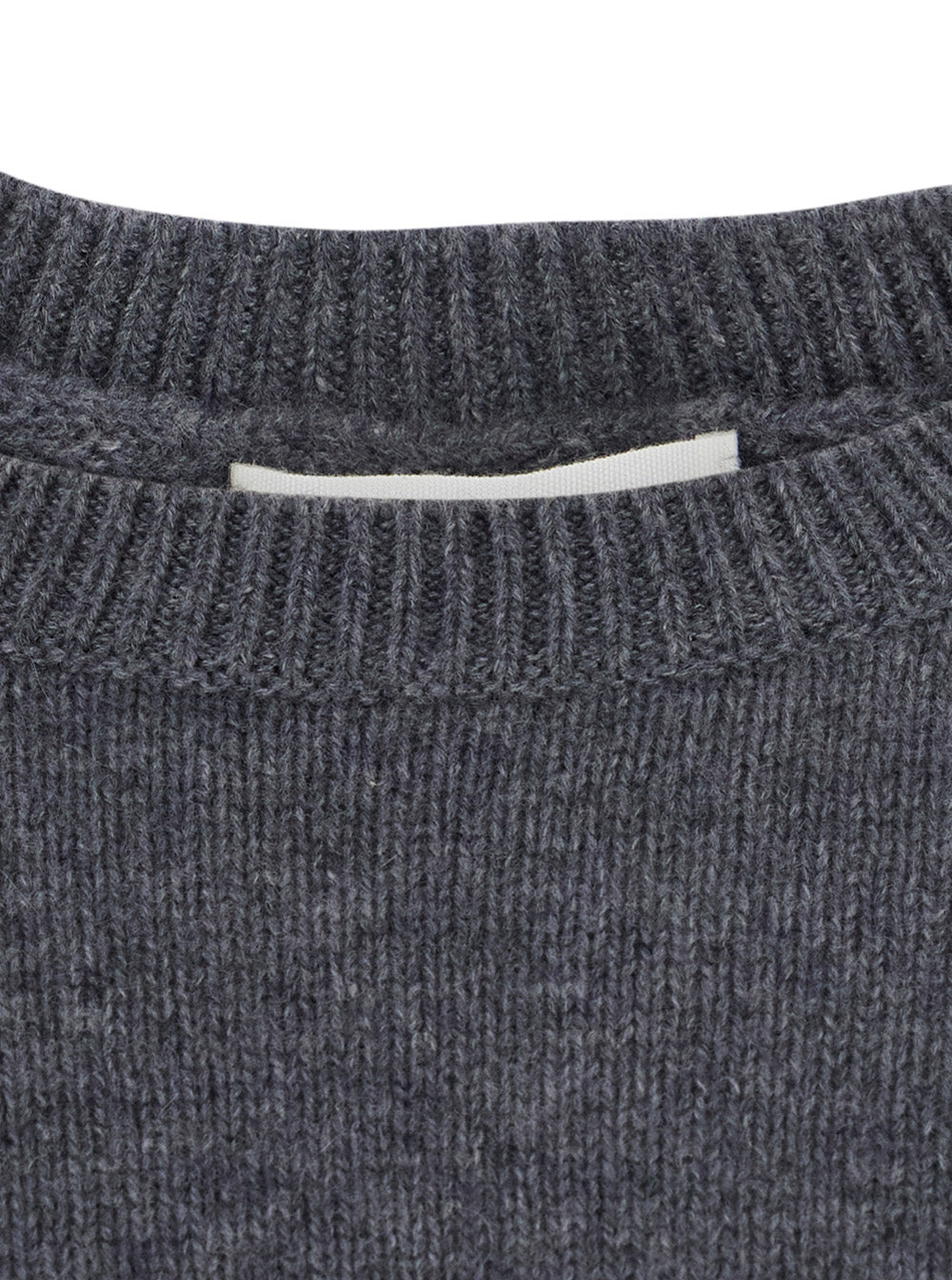 Lisa Yang Women 'Veira' Gray Sweater With Dropped Shoulders And Ribbed Finishes In Cashmere For Women LISA YANG