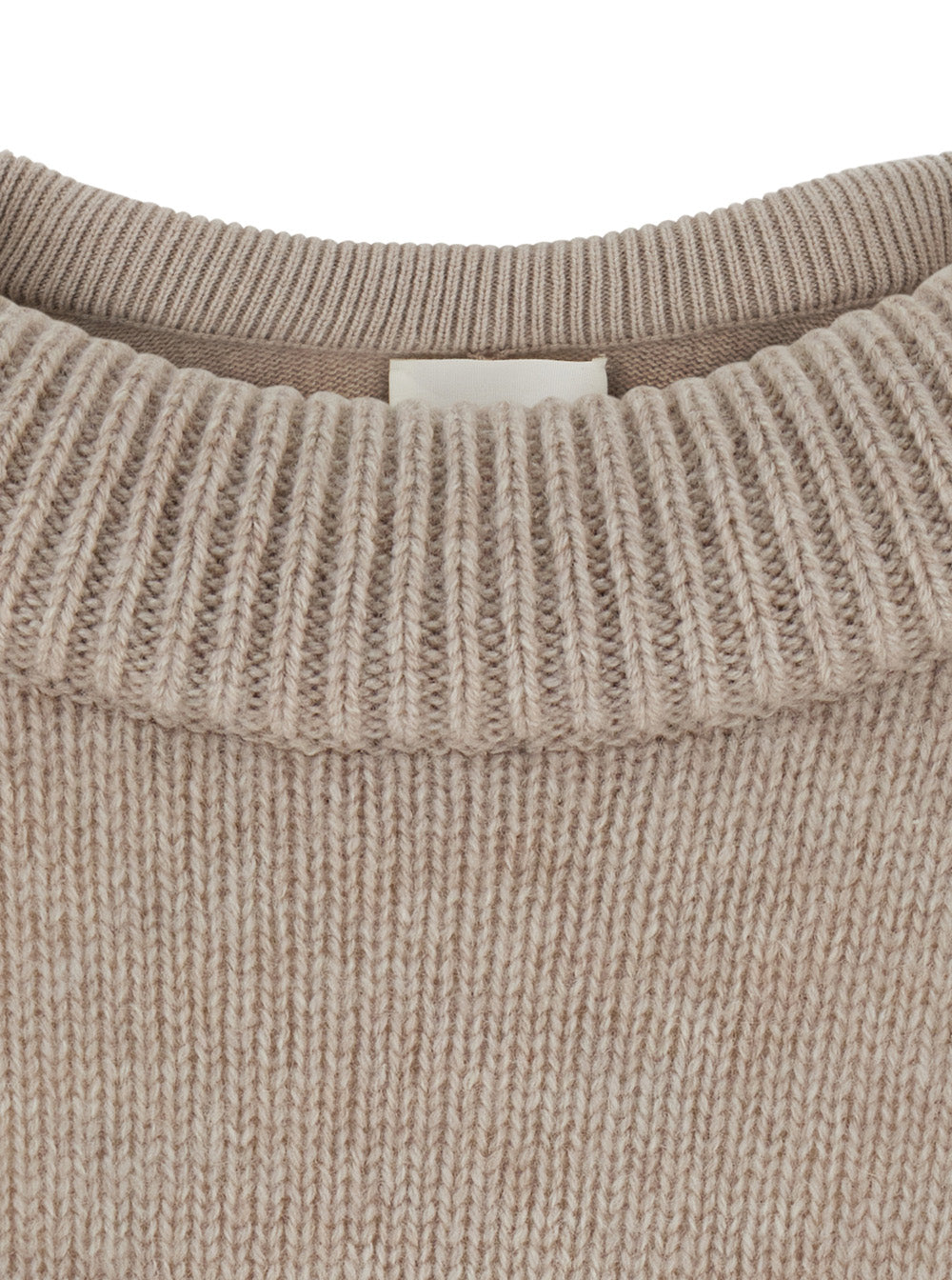 Lisa Yang Women 'Doria' Beige Sweater With Wide Neckline And Off-Shoulder Design In Cashmere For Women LISA YANG