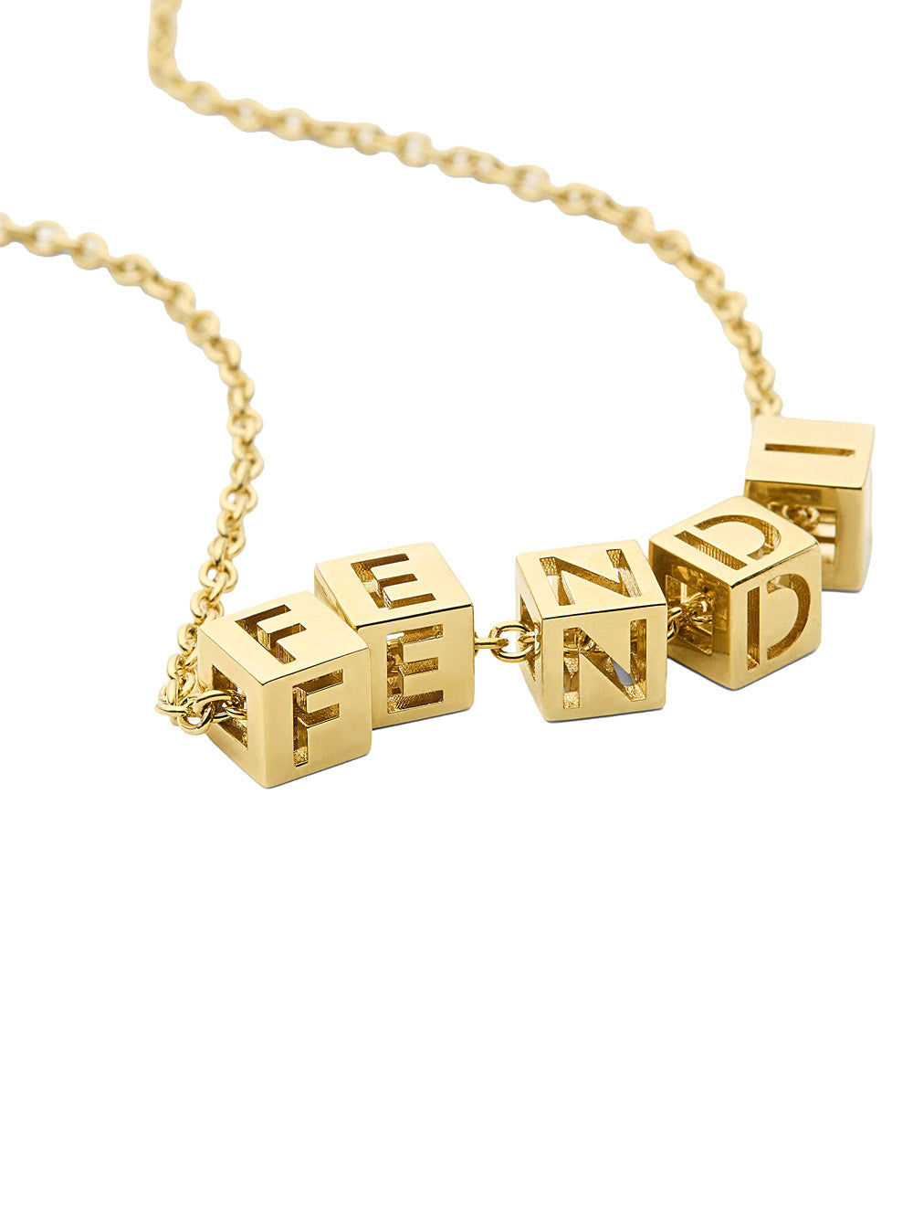 Fendi Women Collana Cubetti Metallo Sp FENDI