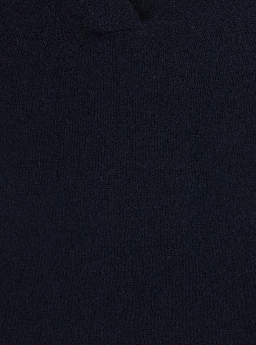 Lisa Yang Women 'Katriel' Blue Sweater With Polo Collar And Ribbed Details In Cashmere Women LISA YANG