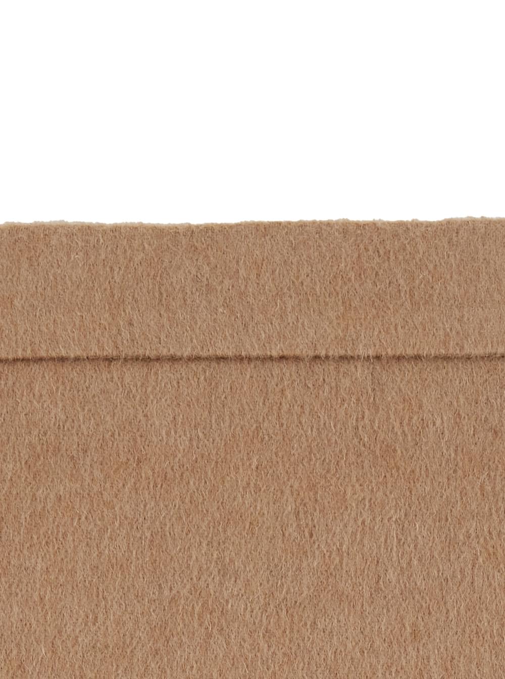 Max Mara Women Beige Skirt With Slit And Back Closure In Wool For Women MAX MARA