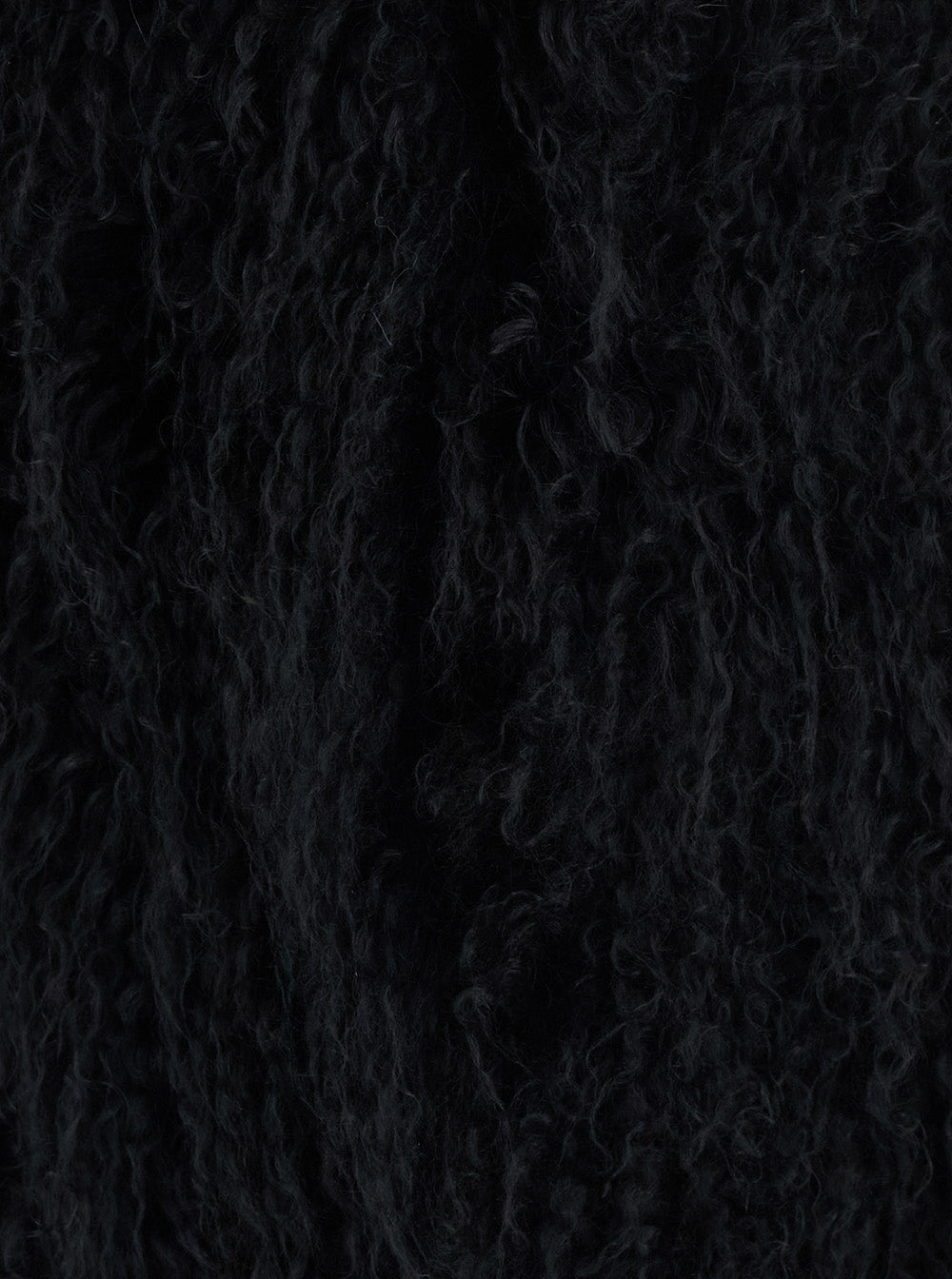 Leplain Women Black Fur Vest With Sleeveless Design In Fur For Women LEPLAIN