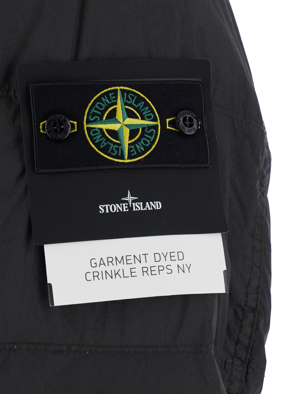 Stone Island Men Hooded Jacket 'Crinkle' Gray With Front Zip Closure And Side Pockets In Tech Fabric Women STONE ISLAND