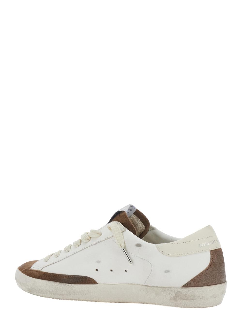 Golden Goose Men Sneakers Superstar With Leather And Logo White Unisex GOLDEN GOOSE