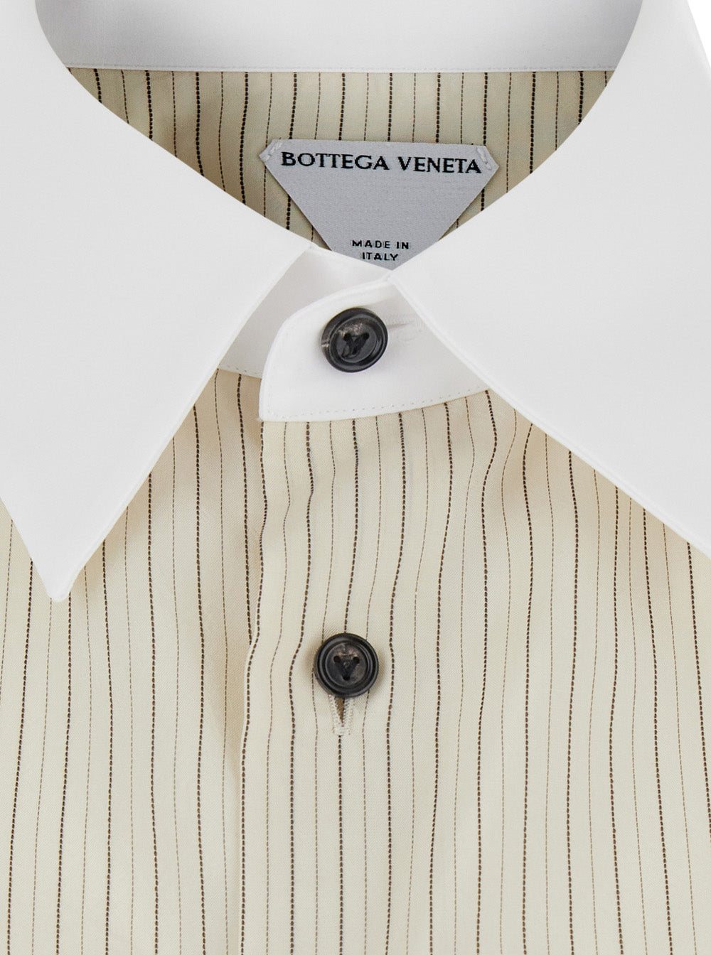 Bottega Veneta Women Fluid Viscose Striped Long Sleeves Shirt BOTTEGA VENETA