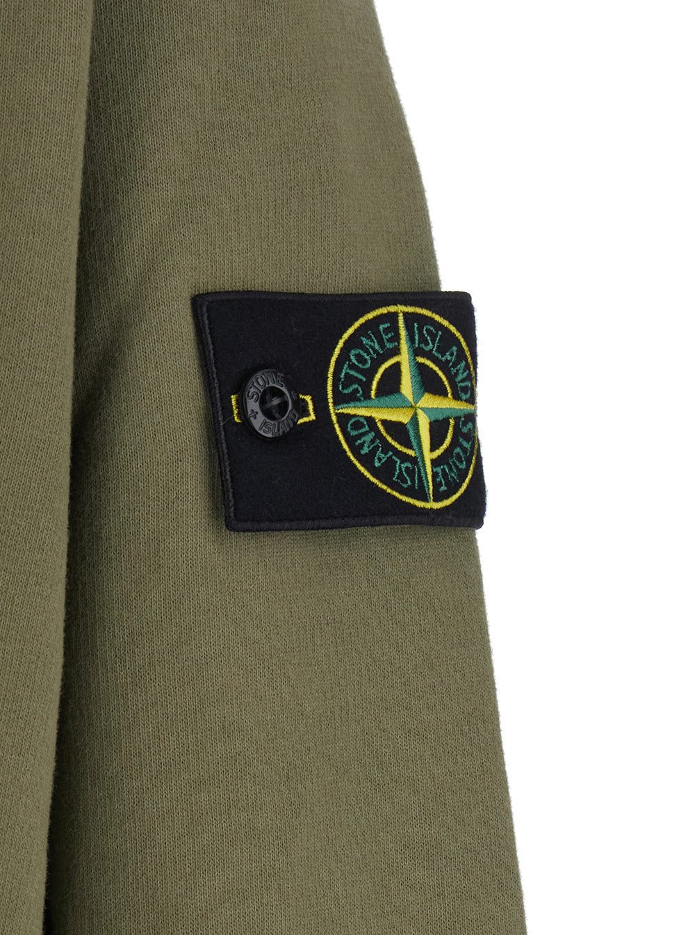 Stone Island Men Hooded Sweatshirt With Pockets In Organic Cotton Green Unisex STONE ISLAND
