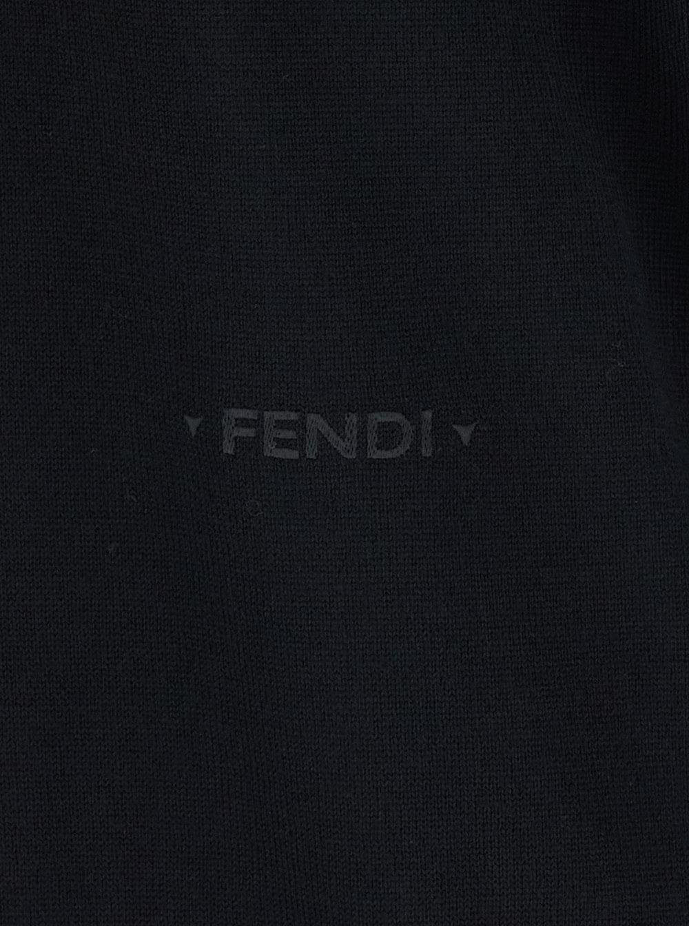 Fendi Men Look 26 Look 58 Wool V Neck FENDI