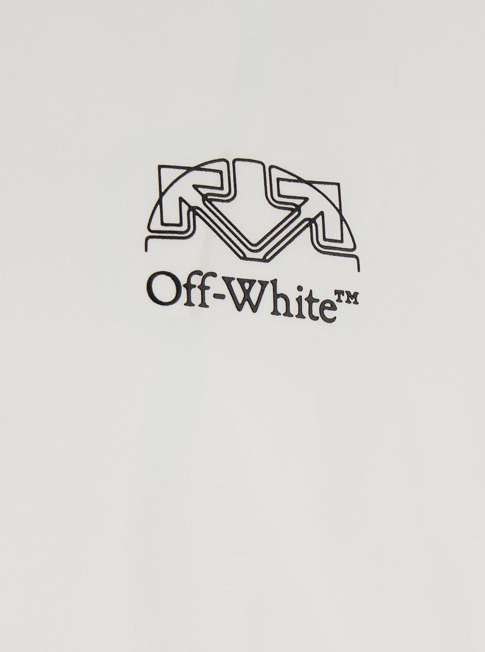 Off-White Men Shirt Off-White With Long Sleeves And Collar In Off-White For Men OFF-WHITE