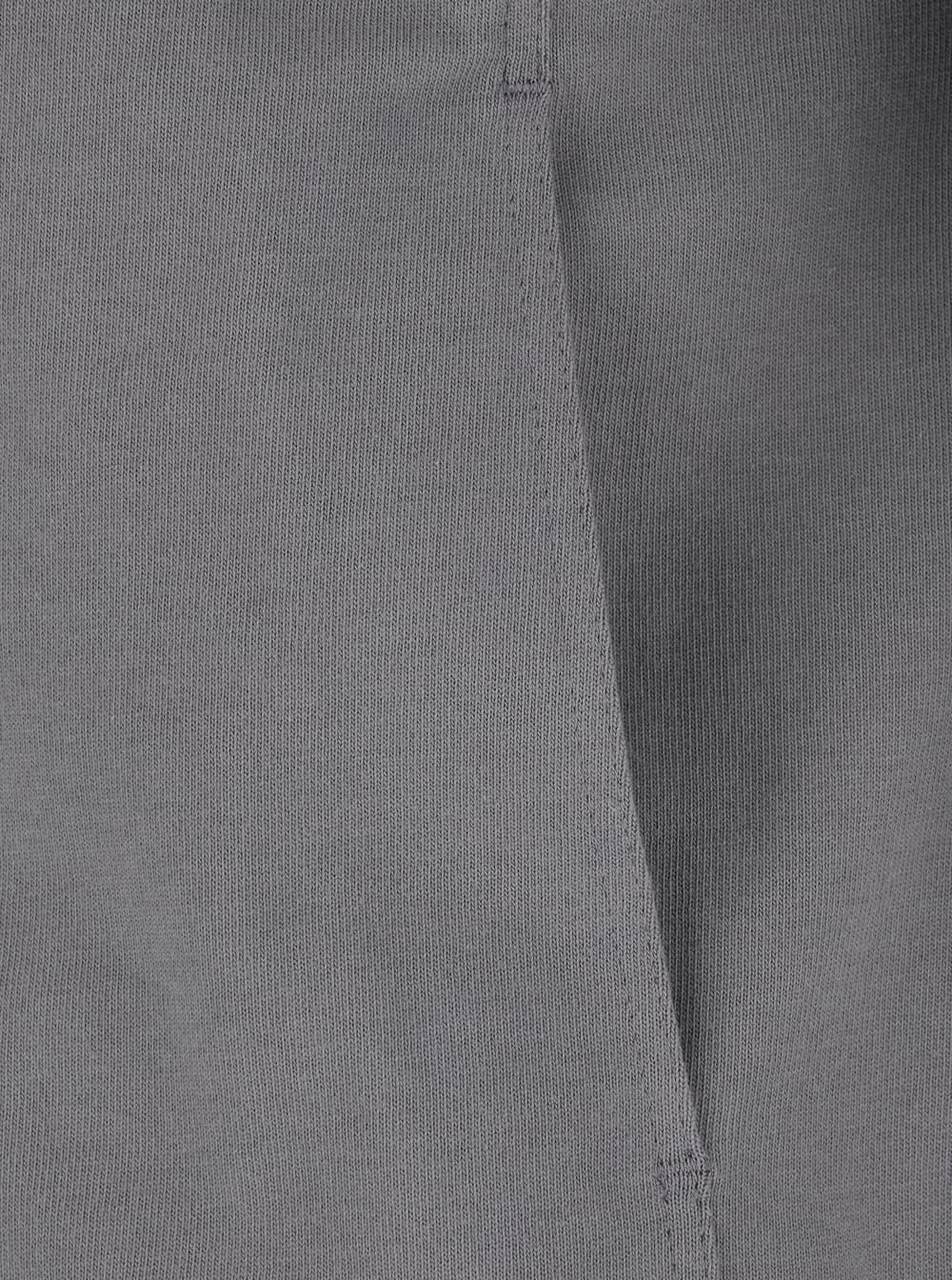 Rick Owens Men Bauhaus Jogger With Side Pockets, In Gray Cotton, Unisex RICK OWENS