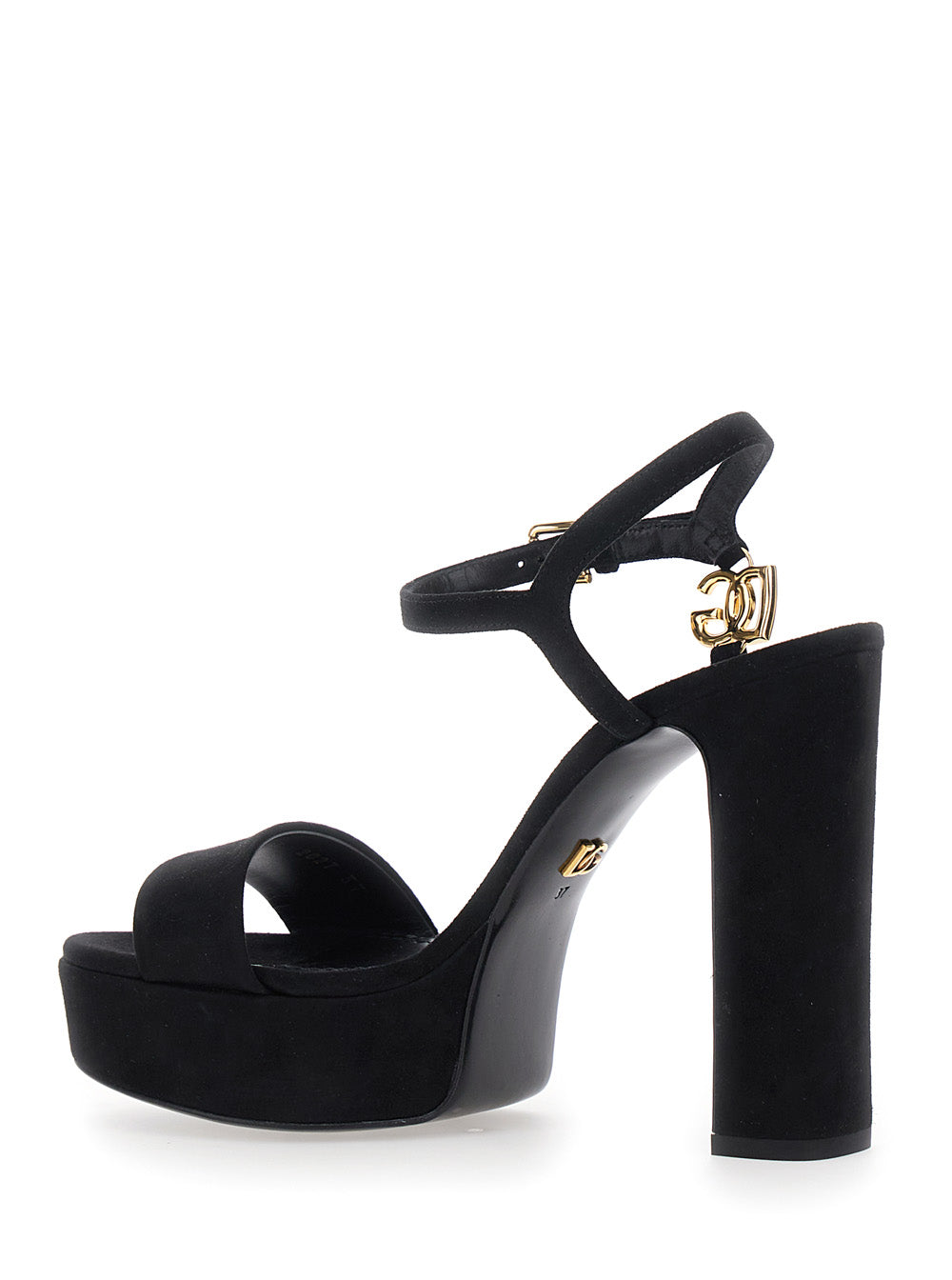 Dolce & Gabbana Women Plateau Suede Sandal 90 DOLCE & GABBANA