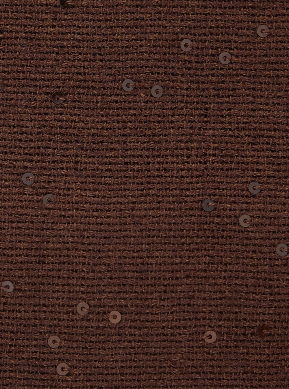 Brunello Cucinelli Women Brown Rectangular Scarf With Sequin Decoration In Cashmere And Silk Blend For Women BRUNELLO CUCINELLI