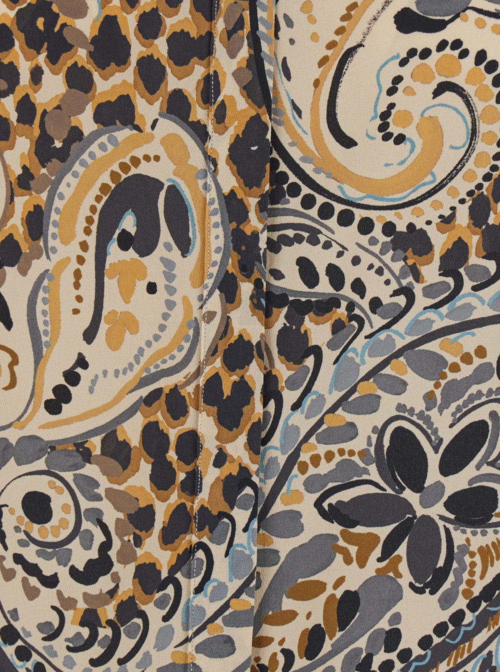 Etro Women Multicolor Shirt With Classic Collar And All-Over Floral Animalier Print In Silk For Women ETRO