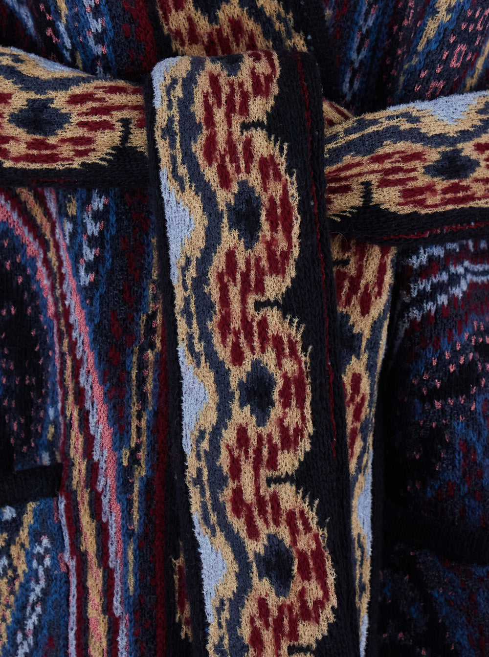 Etro Women Multicolor Cardigan With V-Neck And All-Over Print In Blend Wool For Women ETRO
