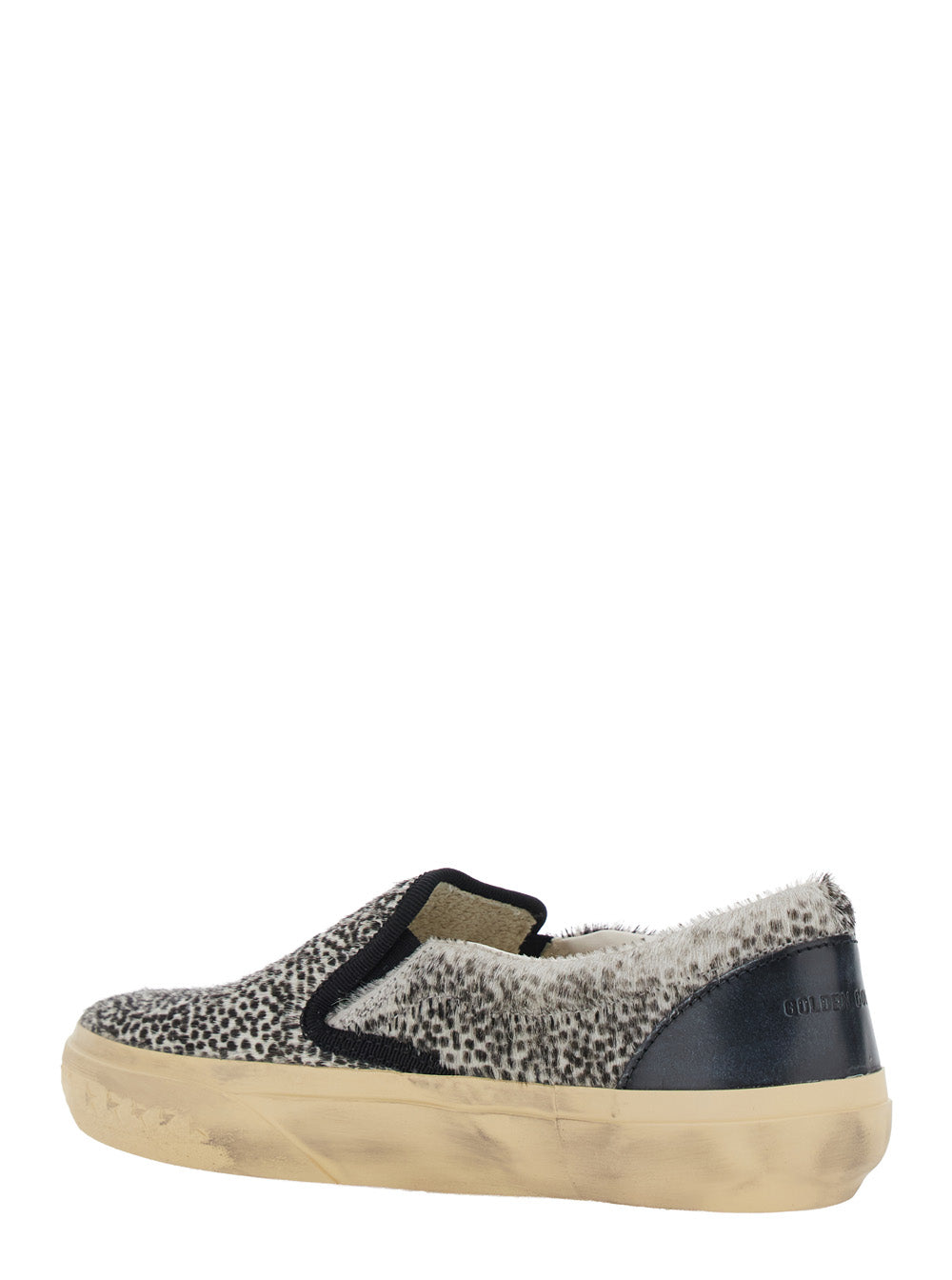Golden Goose Women Sneakers Vce Pois Horsy Upper Leather Spur With Black Leather Upper Unisex GOLDEN GOOSE