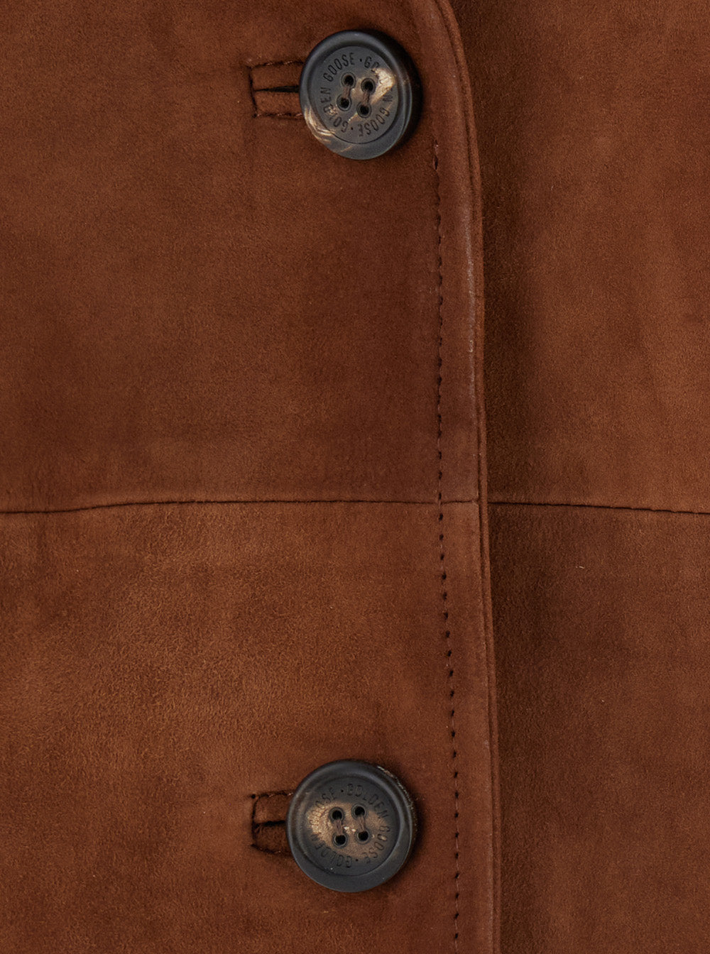 Golden Goose Women Jackets Journey W's Leather Jacket With Shirt Collar And Front Pockets In Brown For Women GOLDEN GOOSE
