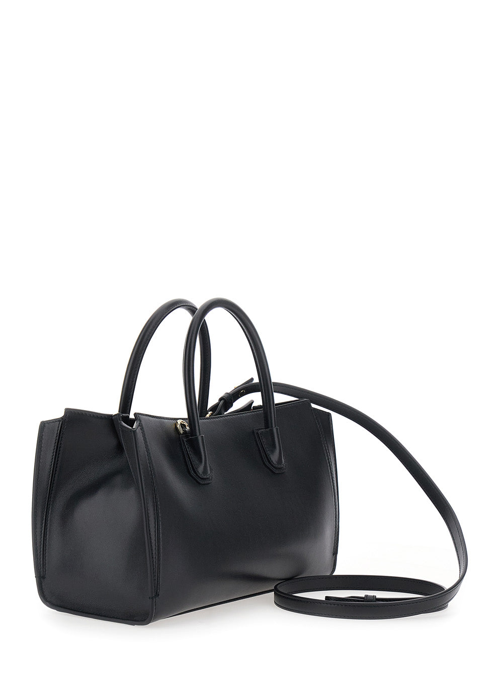 Givenchy Women Handbag With Logo Detail On The Front In Black Leather For Women GIVENCHY