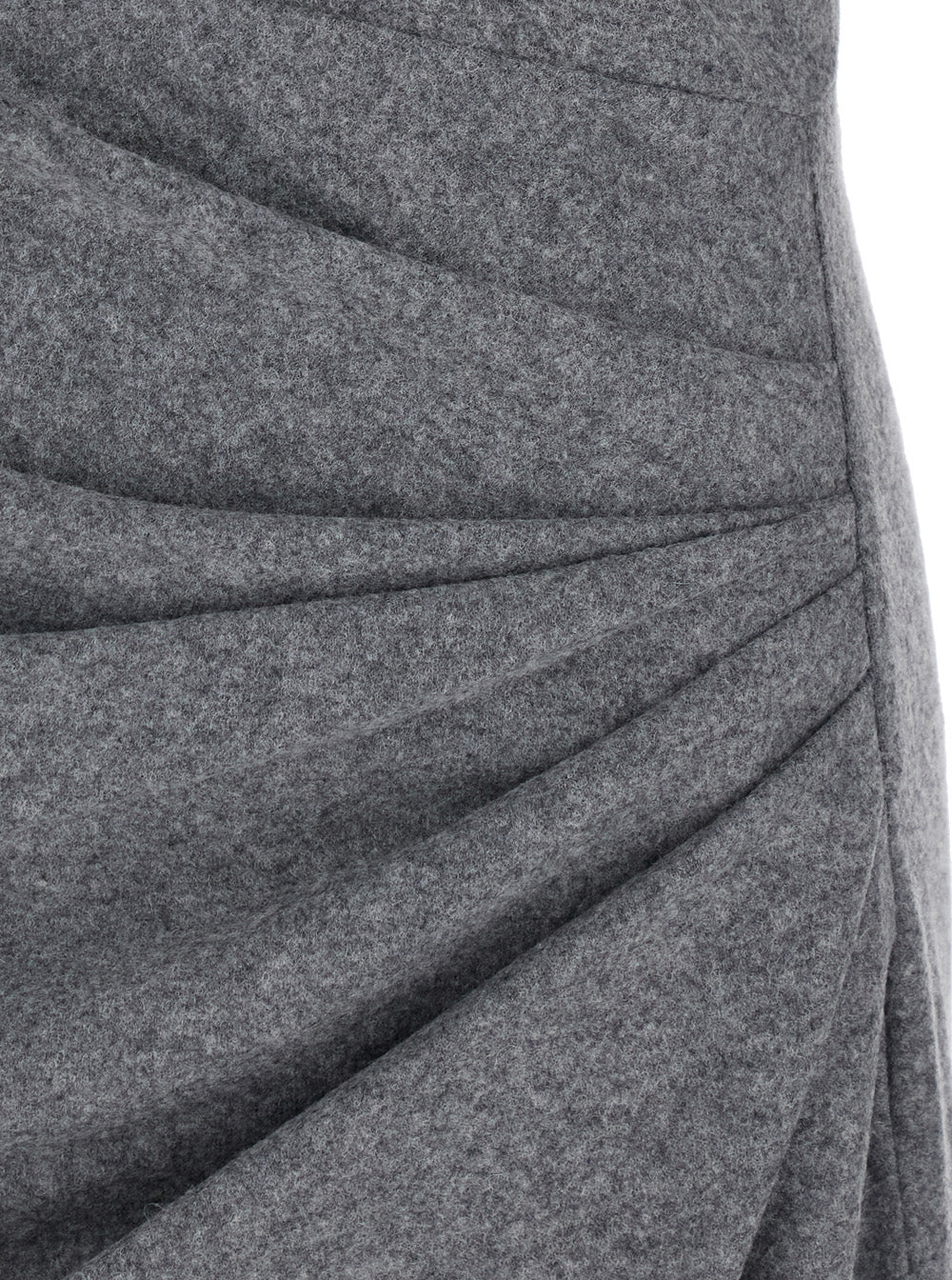 Isabel Marant Etoile Women Long Dress With Long Sleeves And Front Closure In Gray Woman ISABEL MARANT ETOILE