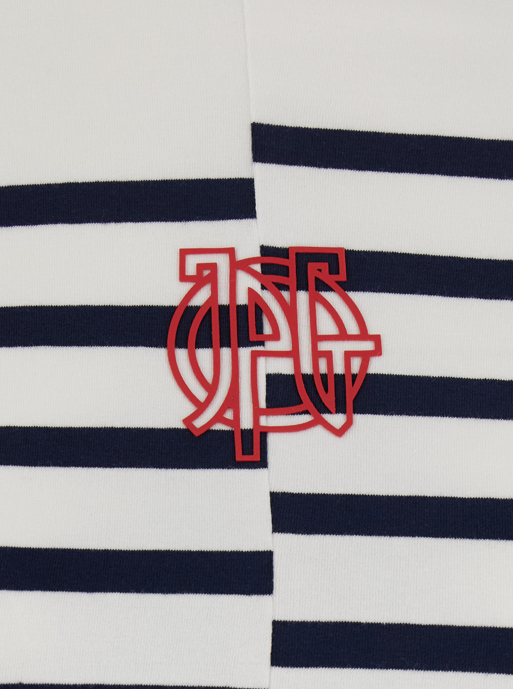 Jean Paul Gaultier Women White T-Shirt With Long Sleeves And Logo Details In Cotton JEAN PAUL GAULTIER