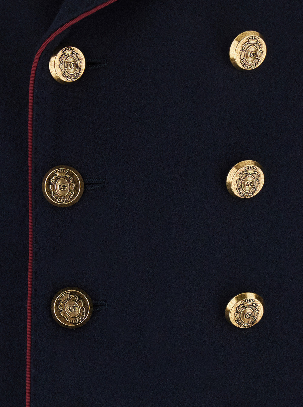 Dolce & Gabbana Men Napoleon Jacjet Wool Piping DOLCE & GABBANA