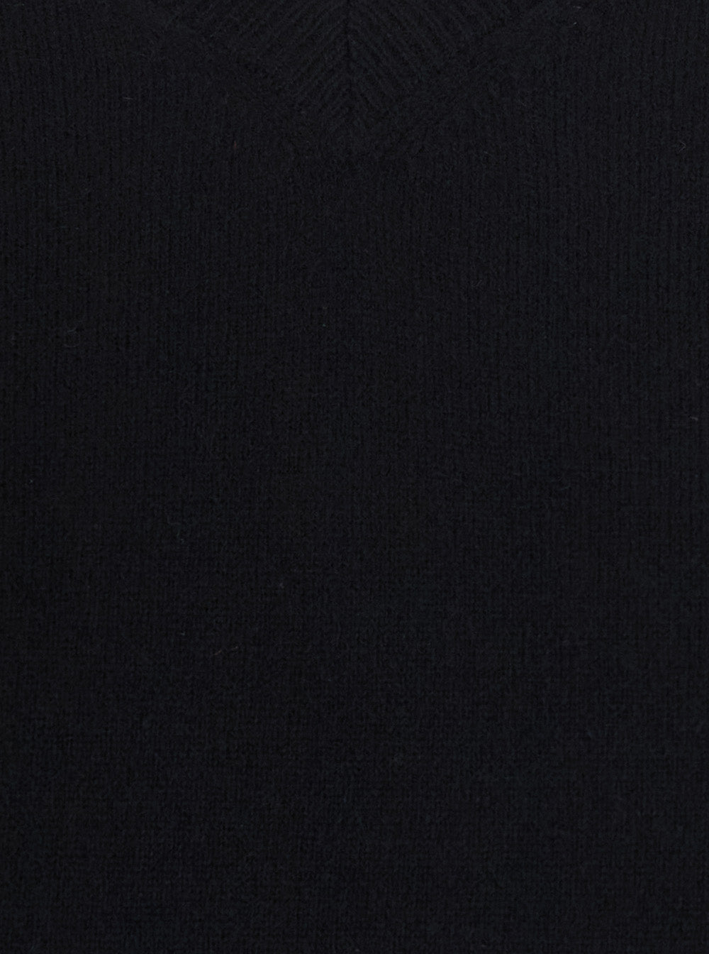 Leplain Women Black Sweater With V Neck In Cashmere For Women LEPLAIN