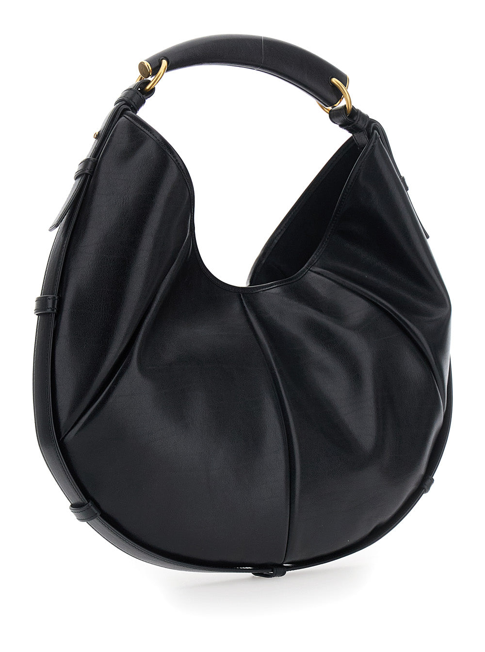 Saint Laurent Women 'Mombasa' Black Handbag With Removable Top Handle In Leather For Women SAINT LAURENT