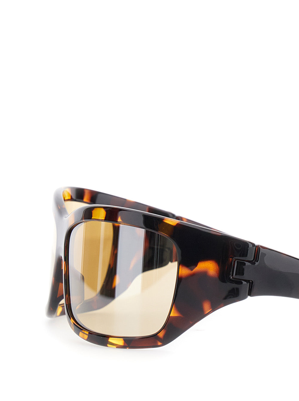 Bottega Veneta Women Brown Sunglasses With Tortoiseshell Print In Plastic For Women BOTTEGA VENETA