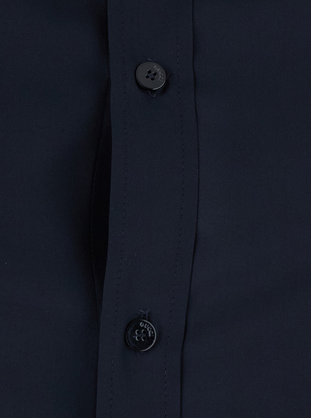 Gucci Women Blue Shirt With Pointed Collar In Silk For Women GUCCI