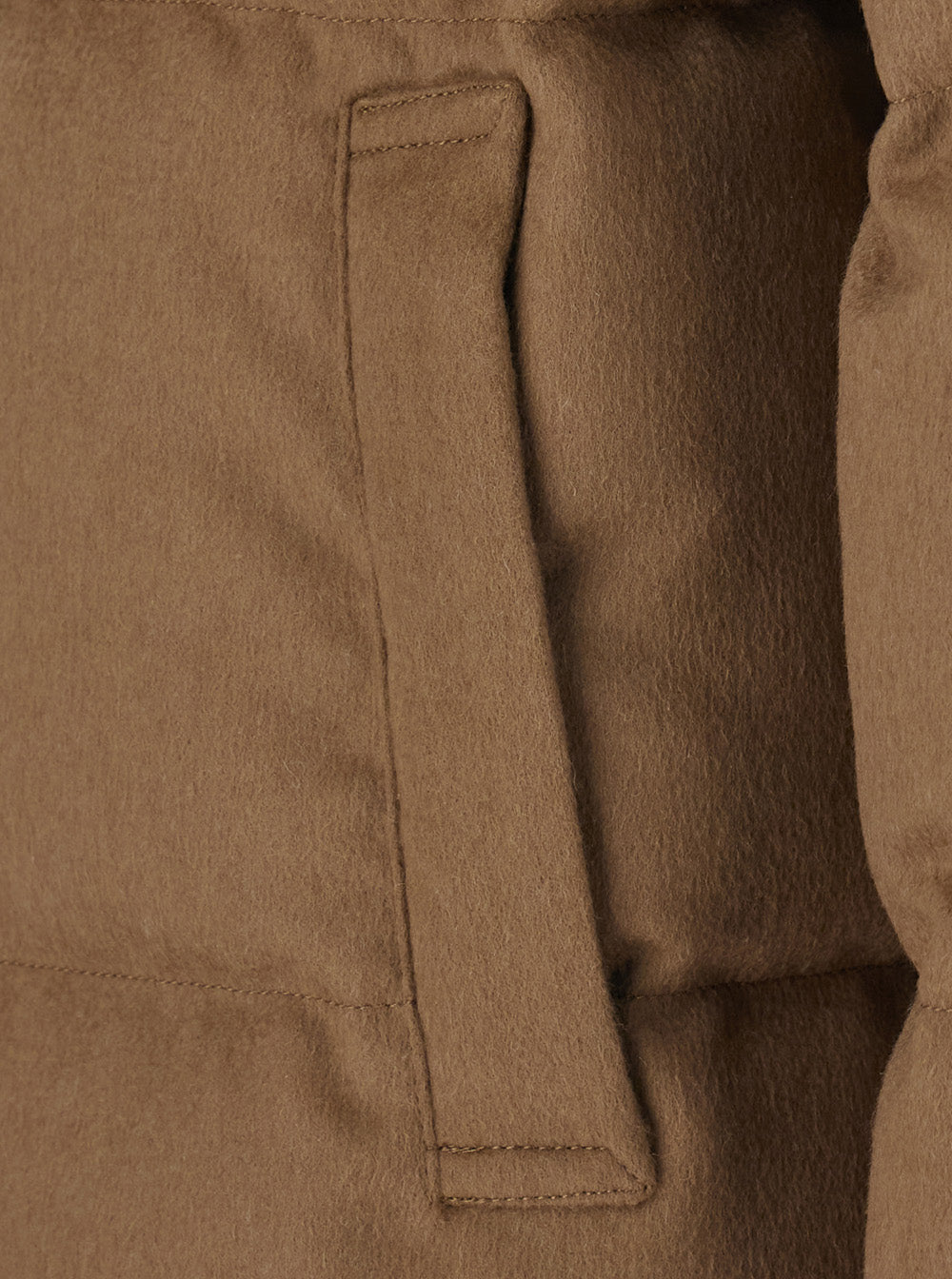Max Mara Women 'Dama' Beige Reversible Down Jacket With Hood And Welt Pockets On The Front In Tech Fabric For Women MAX MARA