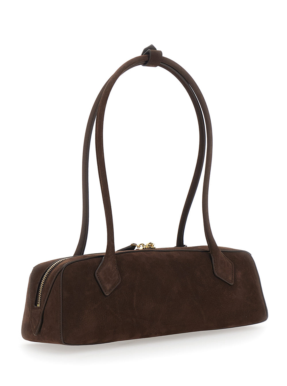 Alaia Women Shoulder Bag With Nubuck And Brown Metal Details For Women ALAIA