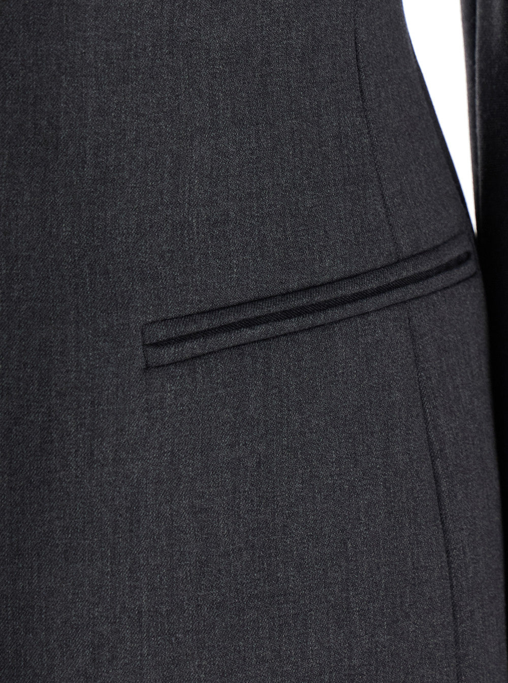 Jacquemus Women La Veste Ovalo Is A Gray Jacket With Elegant Details In Tech Fabric For Women JACQUEMUS