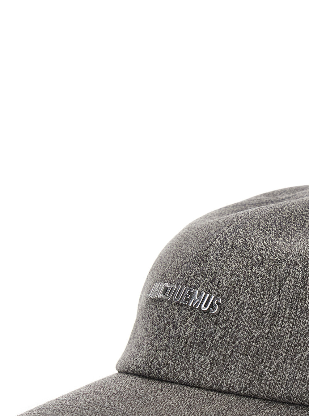 Jacquemus Women Cap With Visor In Brown Fabric For Unisex JACQUEMUS