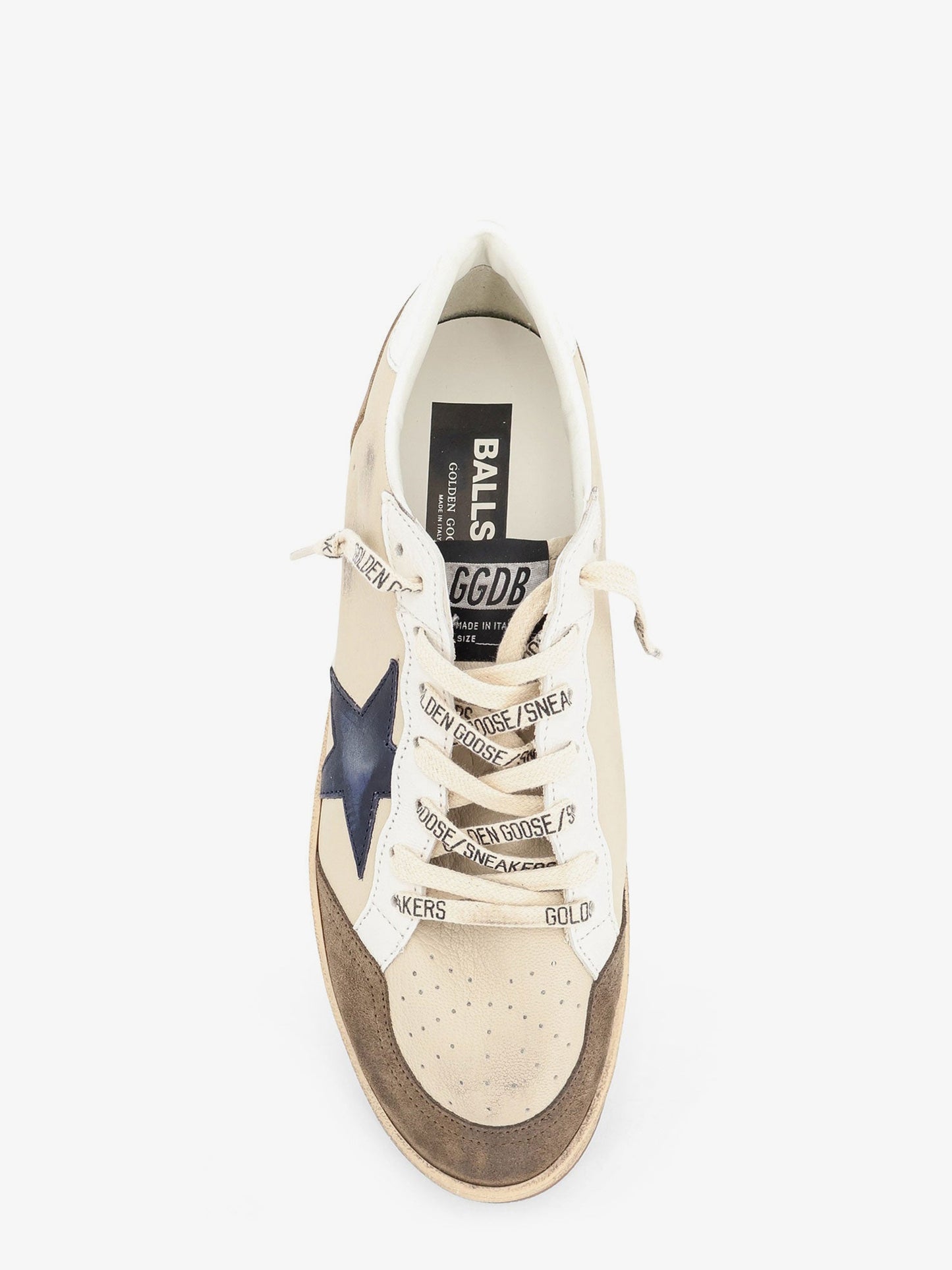 Golden Goose Deluxe Brand Men Leather Ballstar With Iconic Side Logo GOLDEN GOOSE